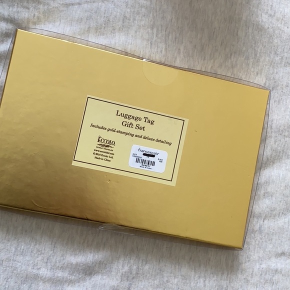 NWT! Francesca's Luggage Tag Set - Picture 2 of 2